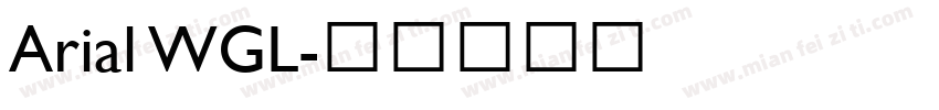 Arial WGL字体转换